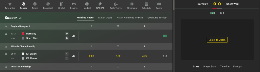 bet365 live betting