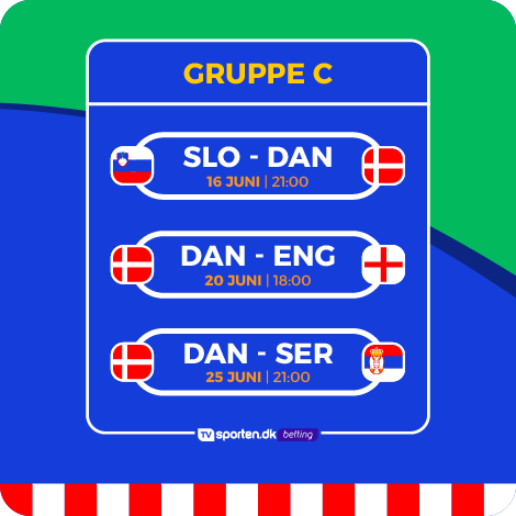 EM Denmark Group C Matches