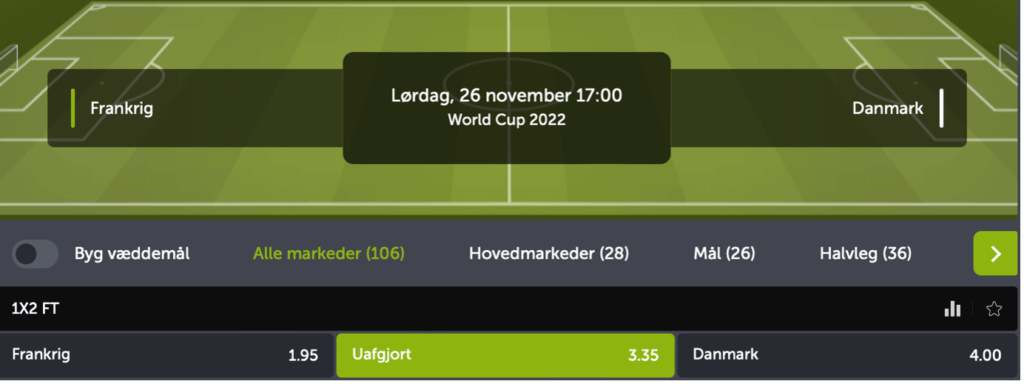 ComeOn VM odds